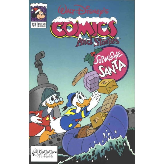 Walt Disney's Comics and Stories #568 VF ; Disney Comic Book