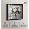thumbnail image 2 of Ribbon Floral Vase Shadowbox Print Fashion Floral Art by Art Remedy, Black Frame, 40 x 40, 2 of 6