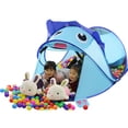 thumbnail image 3 of Juegos Para Plegable, De Desmontar, Para Juegos Para Y Niñas En Interiores Y Exteriores, tres Para azul Yotijar Juguete de tienda plegable portátil para niños, 3 of 6