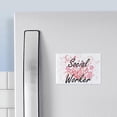thumbnail image 3 of CafePress - Social Worker Artistic Job Design With Flo Magnets - Rectangle Magnet, 2"x3" Refrigerator Magnet, 3 of 3