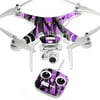Skin Decal Wrap Compatible With DJI Phantom 3 Standard Quadcopter Drone Purple Tree Camo