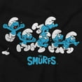 thumbnail image 2 of Smurfs Characters Retro Squad Goals Unisex Plus Size Sweatshirt Brisco Brands 3X, 2 of 5