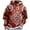Red, variant on YUEHUA Mens Casual Hoodies Sweatshirt African Dashiki Printed Graphic Pullover Sweaters with Pockets