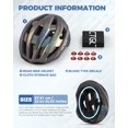 thumbnail image 4 of VICTGOAL Adult Bike Helmet for Men Women, Lightweight Adjustable Road Bicycle Helmet with Magnetic Buckle for Commuting and Cycling, 4 of 7
