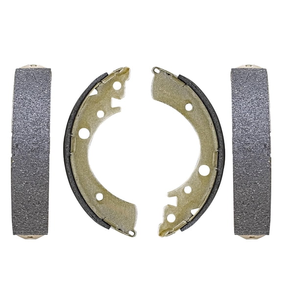 Detroit Axle - Rear Brake Shoes for 1992-2000 Honda Civic 1986-1989 Accord 1997-2000 Acura EL 2007-2008 Honda Fit, Semi-metallic Brake Shoes Replacement