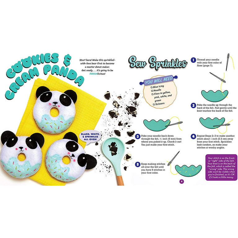 Klutz Sew Your Own Donut Animals Sewing & Craft Kit 