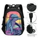 thumbnail image 3 of Fotbe Hip-Hop DJ Dolphin Mochila con Estampado y Puerto USB para Hombre y Mujer, Mochila Antirrobo, Mochila de Viaje, Mochila Escolar, Mochila Universitaria, 3 of 7