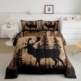 thumbnail image 2 of Castle Fairy Kids Deer Wildlife Queen Comforter Set,Jungle Animal Bedding Comforter Set, 2 of 8