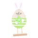 thumbnail image 5 of Adornos de conejo de Pascua, decoración de Pascua, figura de conejo coleccionable Verde, 5 of 9