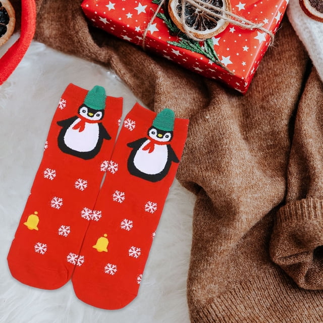 Seyotauo Christmas Cupcake Socks Fuzzy Christmas Socks,Athletic Indoor Sock, Winter Warm Cozy Fluffy Cartoon Monster Socks for Girls Christmas Gifts, Adult, Women, Home Sleeping