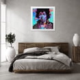 thumbnail image 3 of Stephen Chambers 26x26 White Modern Wood Framed Wall Art Titled - Lava Lamp Hendrix, 3 of 6