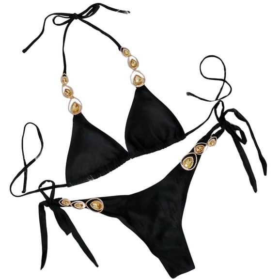 LIUJUNSHOP Cheeky Triangle Bikini Sets for Women Sexy String Bathing Suit 2 Piece