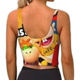 thumbnail image 3 of Lsque Sml Jeffy Printed Women'S Sports Bra, Compression, Moisture Wicking, High-Impact Sports Bra For Women,Supportive sports bra-X-Large, 3 of 9