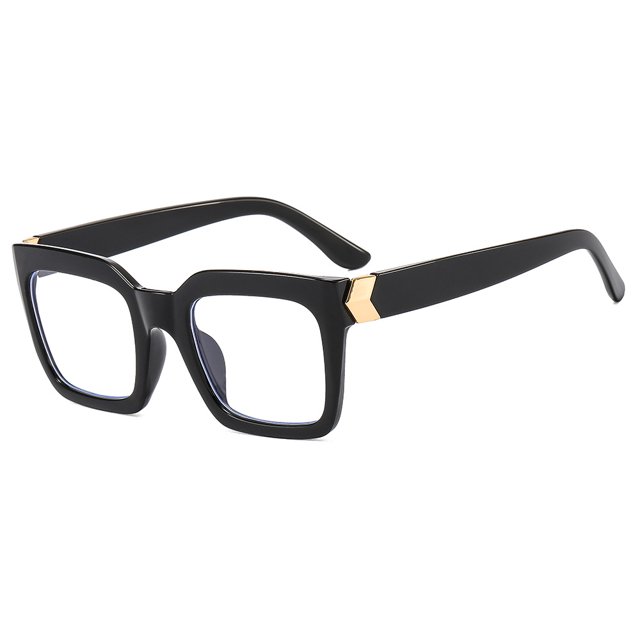 Espejo plano con tendencia antiluz azul Adecuado para múltiples escenarios Marco de anteojos con caja de marea de color Marco de anteojos para estudiantes