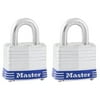 Master Lock, MLK3T, High Security Padlock, 2 / Pack, Silver