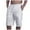 White, variant on IROINNID Men's Athletic Shorts,Summer Favorite Cotton Jersey Shorts, Pull-On Knit Shorts with Pockets, Knit Gym Shorts, 7.5" Inseam