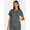Dark Grey, variant on Women's Wrap Front Scrub Top, Sizes Xs-Xxxl