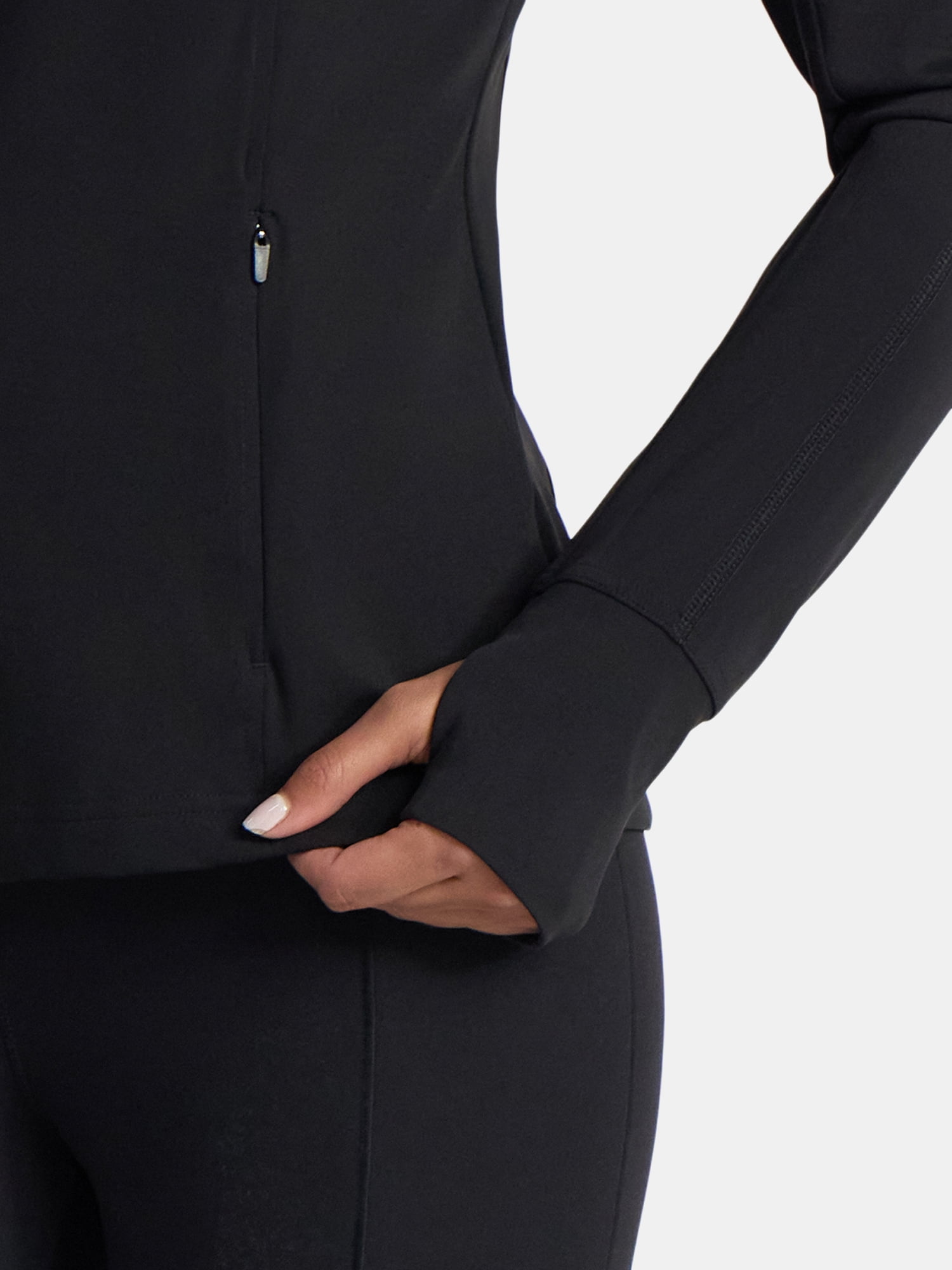 Avia Women's and Women's Plus SoftSculpt Zip Up Active Jacket, Sizes XS-4X