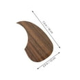 thumbnail image 2 of Luxshiny 4pcs Acoustic Pickguard Cover with Coffee PVC Material for Folk Guitar Sound Purity, 2 of 8