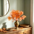 thumbnail image 6 of Gqtwoy Thanksgiving Simulated Maple Leaf Flower Arrangement, Artificial Leaves Bouquet, Home Decoration for Halloween and Autumn, Realistic Fall Decor, Perfect for Indoor and Outdoor Use, 6 of 6