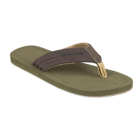 

Realtree Mens Camouflage Print Flip Flops (Brown/Olive Size Medium)