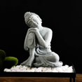 thumbnail image 4 of Dalazy Buddha Statue Zen Decorative Figurine Home Docor Small Sleeping Buddha, 4 of 9