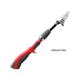 thumbnail image 4 of Soidarity Caña de pescar Fibra de carbono Varillas duras duraderas Barco Señuelo de hielo Polos Kits de aparejos Equipo de accesorios Playa Río Lago Pescar Rojo1.2m Soidarity OD030068-03, 4 of 6