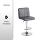thumbnail image 4 of Bancos para barra con respaldo cuadrado COLOR gris HOMEASY, 4 of 6