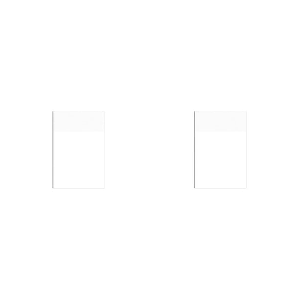 Bloc de Notas Adhesivas Methold PET Transparente 50x75mm 2piezas
