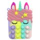 thumbnail image 2 of Rainbow Horn Horse Hand Bag Push Bubble Sensory Anti Ansiedad Juguetes (Color D) Ndcxsfigh Nuevos Originales, 2 of 8