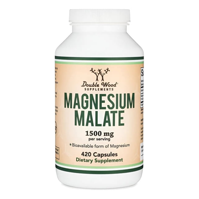 Double Wood | Magnesium Malate 420 Cápsulas