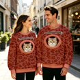 thumbnail image 2 of CAIVO Leopard Print Men Women Unisex Pet Pouch Hoodie Cat Sweatshirt with Zipper Pouch Pocket for Dogs Long Sleeve Tops, 2 of 5