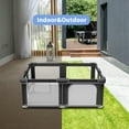 thumbnail image 3 of G TALECO GEAR Baby Playpen with Mat, Large Play Yard for Babies and Toddlers, Portable Baby Activity Center for Indoor & Outdoor, Black(50‘’×50‘’), 3 of 7