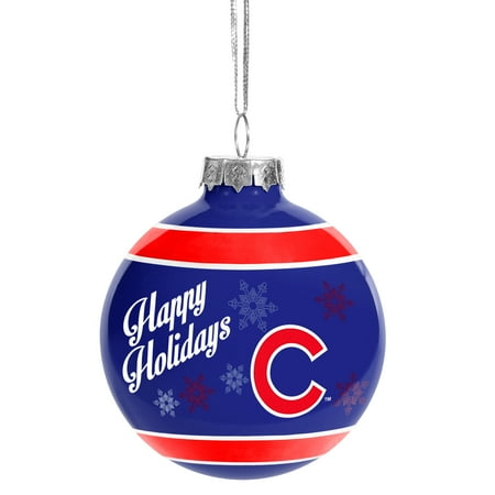 chicago cubs official mlb holiday christmas ornament glass chicago cubs official mlb holiday christmas ornament glass
