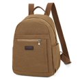 thumbnail image 1 of Fashion Neutral Solid Color Canvas Versatile Backpack Student Computer Bag, 1 of 2