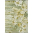thumbnail image 2 of Addison Rugs Chantille Indoor/Outdoor Transitional Floral Sage Washable Rectangle Rug, 3' x 5', 2 of 6