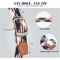 thumbnail image 3 of Braided Belt Stretch Belt for Men and Women Multicolored Woven Golf Belt Elastic Jean Belts, 3 of 4