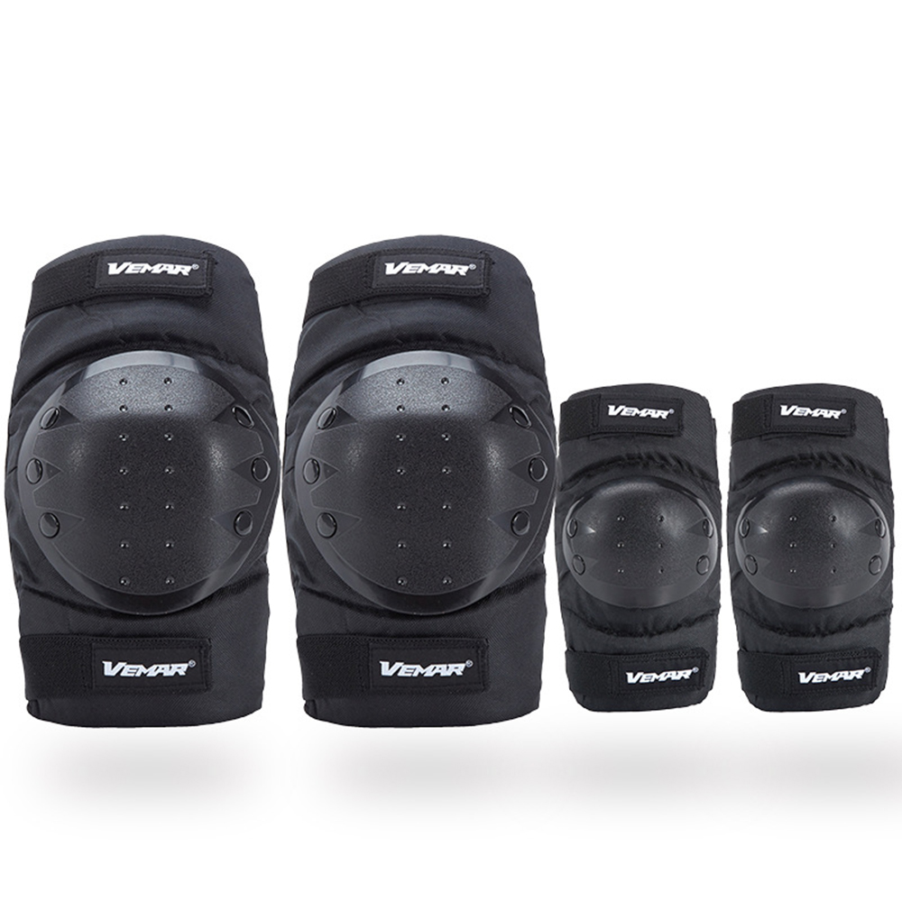 4PCS Protective Gear Set Knee Pads Elbow Pads Kneesaver Elbowsaver