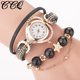 thumbnail image 1 of Teissuly CCQ Women Vintage Shining Pearl Bracelet Dial Analog Quartz Wrist Watch Teissuly WER202401226134, 1 of 4