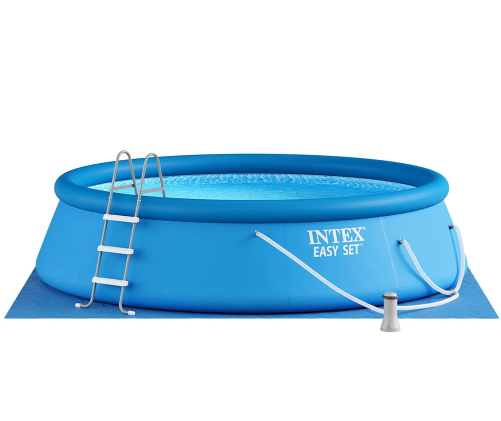 Intex 15ft X 42in East Set Set Swimming Pool with Filter Pump & Maintenance Kit