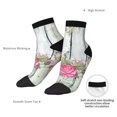 thumbnail image 6 of Pofeuu Vintage Wood with Floral Print 30cm Socks, Adult Running Hiking Socks for Youth and Adult, 6 of 7