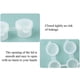 thumbnail image 5 of 10 Strips 60 Pots Empty Paint Pots White Paint Cup Strip Paint Storage Containers Painting Crafts Su, 5 of 5