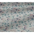 thumbnail image 4 of oneOone Cotton Jersey Off White Fabric Florals Sewing Material Print Fabric By The Yard 58 Inch Wide, 4 of 4