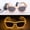 Orange 1, variant on 1PC Light Up LED Glasses Glow Sunglasses EL Wire Neon Glasses Glow in The Dark Party Supplies Neon Party Favors for Adults
