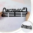 thumbnail image 3 of Sports Race Medal Medal Hanger Display Medal Hanging Decor Metal Trophy Hanger Rack Wall Mount Hanging Medal Award Rack Gifts for Athletes Kids Black DIY, 3 of 9