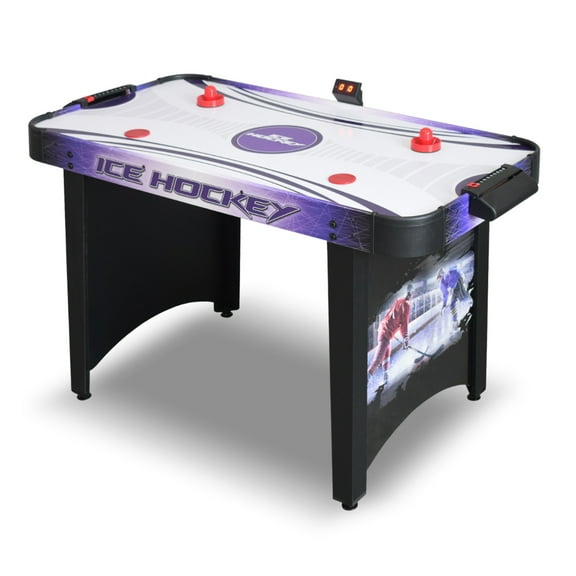 Hathaway 5-Piece Air Hockey Set, Purple and Black