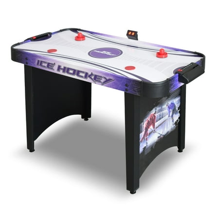 Hathaway 5-Piece Air Hockey Set, Purple and Black