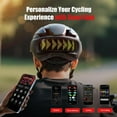 thumbnail image 4 of Smart Bike Helmet with LED Light for Adults & Teens – Bicycle Helmet with Turn Signals, Customizable Patterns, APP & Remote Control for Cycling, Mountain & Road Bikes, Electric Scooters, Skateboards, 4 of 8