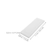 thumbnail image 2 of BESTYASH 8Pcs White Blank Cover Plate Plastic Electrical Outlet Guard for Home Wall Cable Entry, 2 of 8
