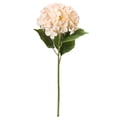 thumbnail image 2 of Silk Hydrangea Stem, Artificial Flower Arrangement with Realistic Leaves, 23.62 Inch Light Yellow Faux Bloom for Vase Party Decor, 2 of 7